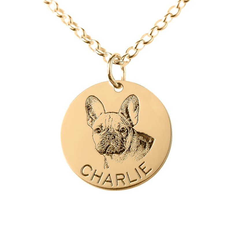 Custom Pet Portrait Necklace