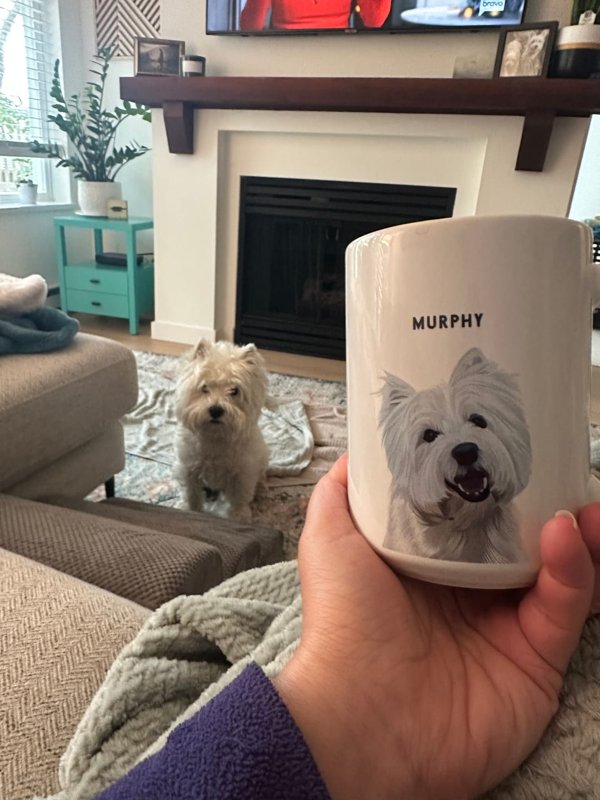 Thumbnail: westie portrait mug