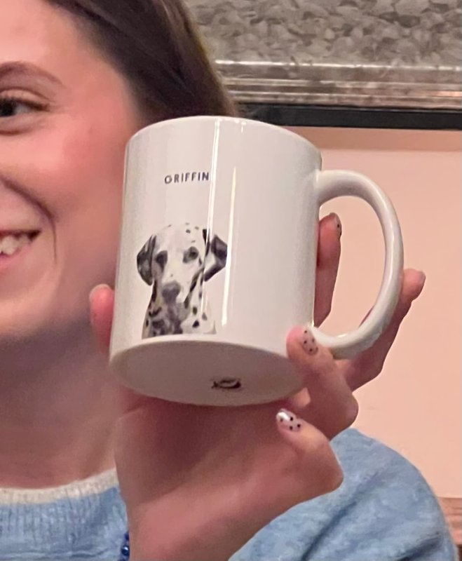 Thumbnail: dalmatian portrait mug